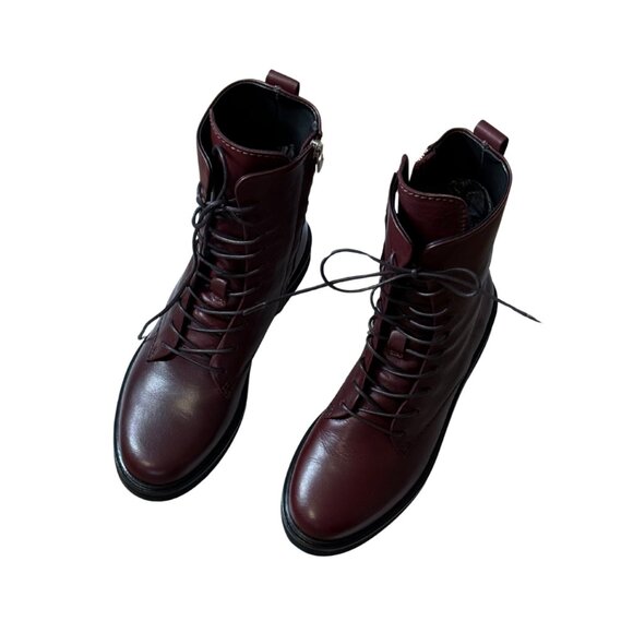 VARLEY Boyten Lace-Up Nappa Leather Boot Decadent Chocolate $428 NWB Sz 7 - Picture 6 of 7